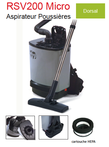 Nouveau : Aspirateur dorsal